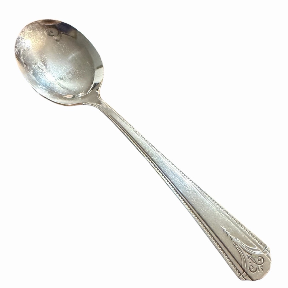 Oneida Ltd THOR‎ Silverplate 1933 SL & GH Rogers Co Silverware Sugar Spoon